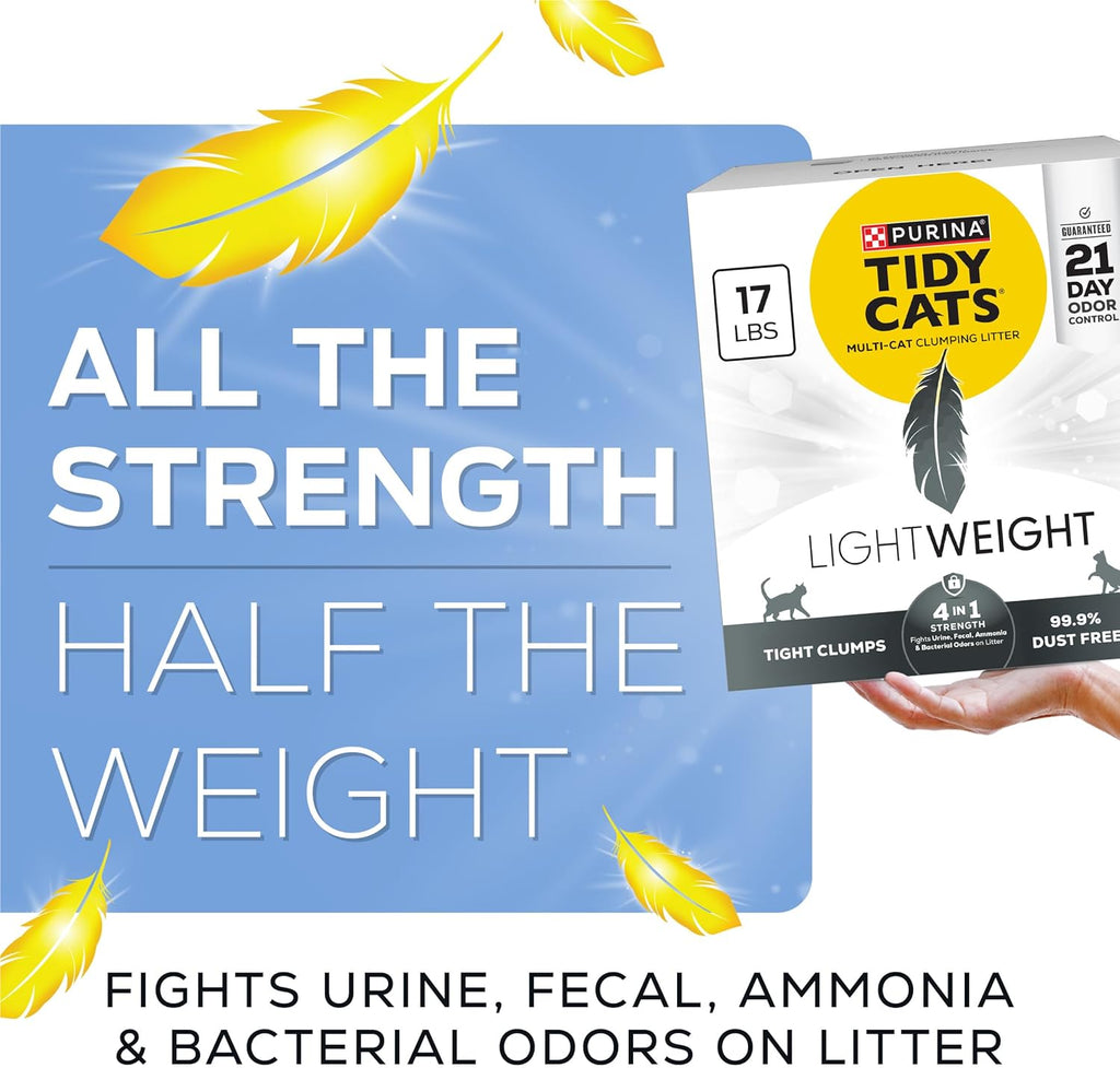 Purina  Lightweight 4-In-1 Strength Clumping Cat Litter