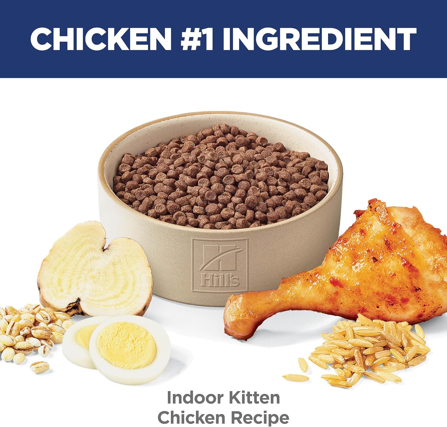 Dry Cat Food, Kitten, Indoor, Chicken Recipe, 3.5 Lb. Bag